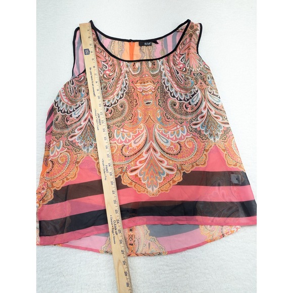 A.N.A. JCP Silky Tissue Weight Tank Top‎ Paisley Sleeveless XL - Picture 3 of 5